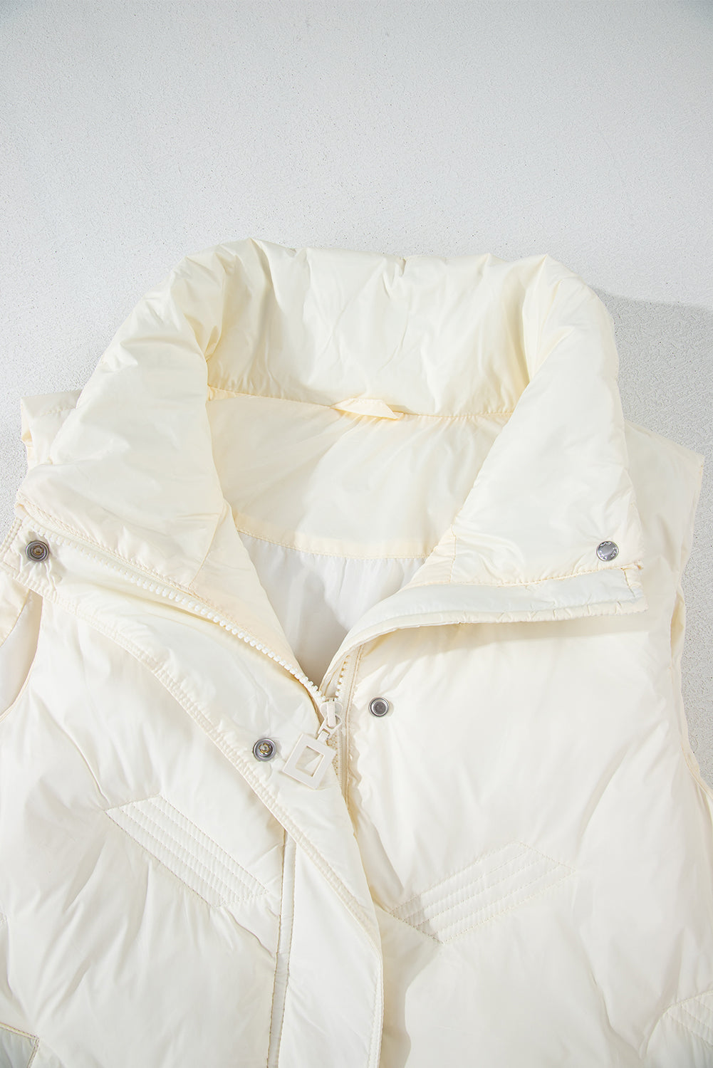 Veste matelassée zippée a col haut