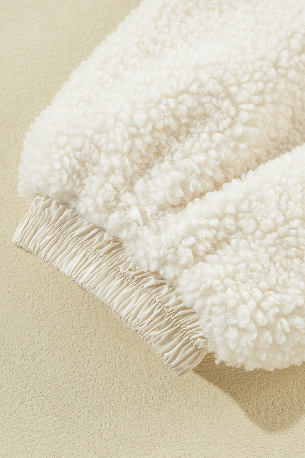 Veste Sherpa a capuche et poches zippées