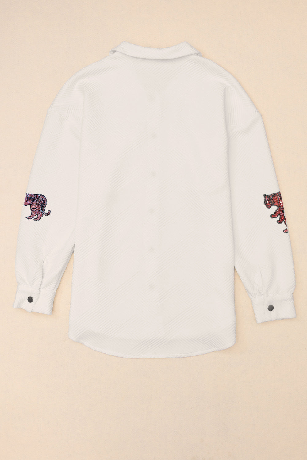 Veste texturée Tigres a paillettes