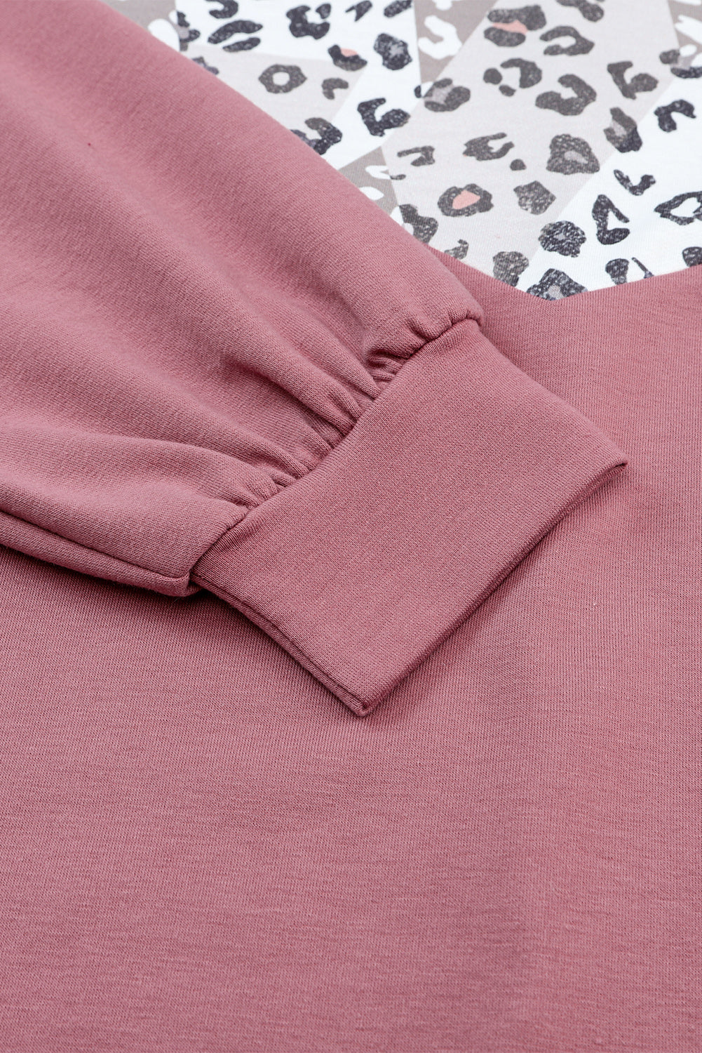 Haut patchwork a imprimé animal