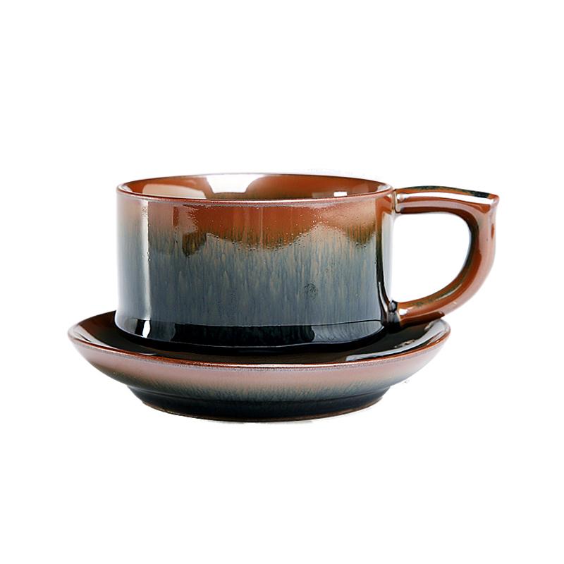 Ink Golden Jian Zhan Tenmoku Coffee Cup