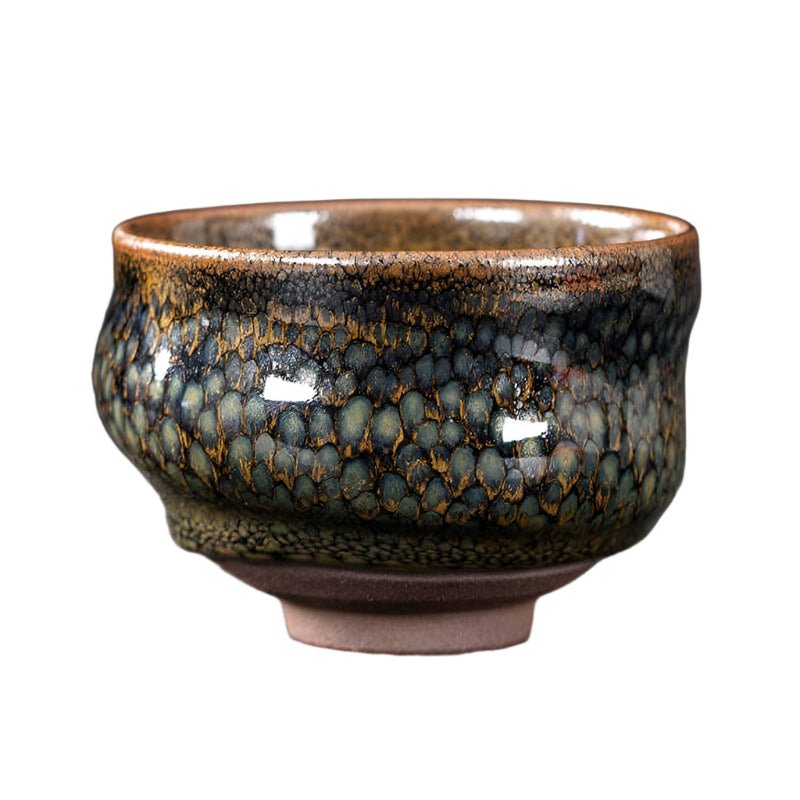 Partridge Twisted Ceramic Tea Bowl
