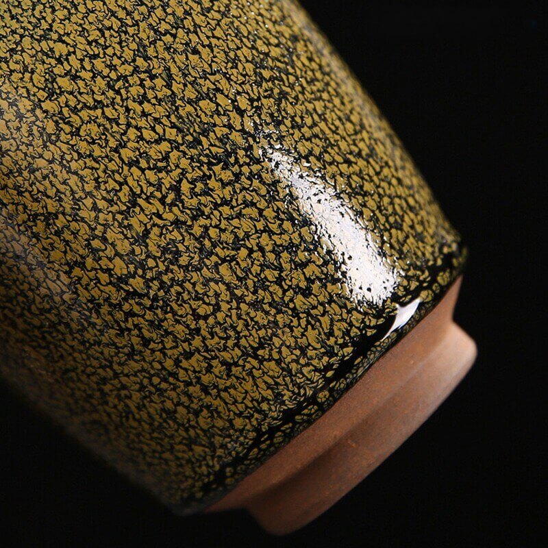 Green Partridge Tenmoku Tumbler Grip Cup