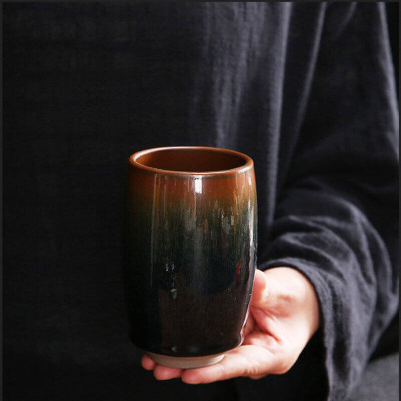 Hare Fur Tenmoku Tumbler Grip Cup