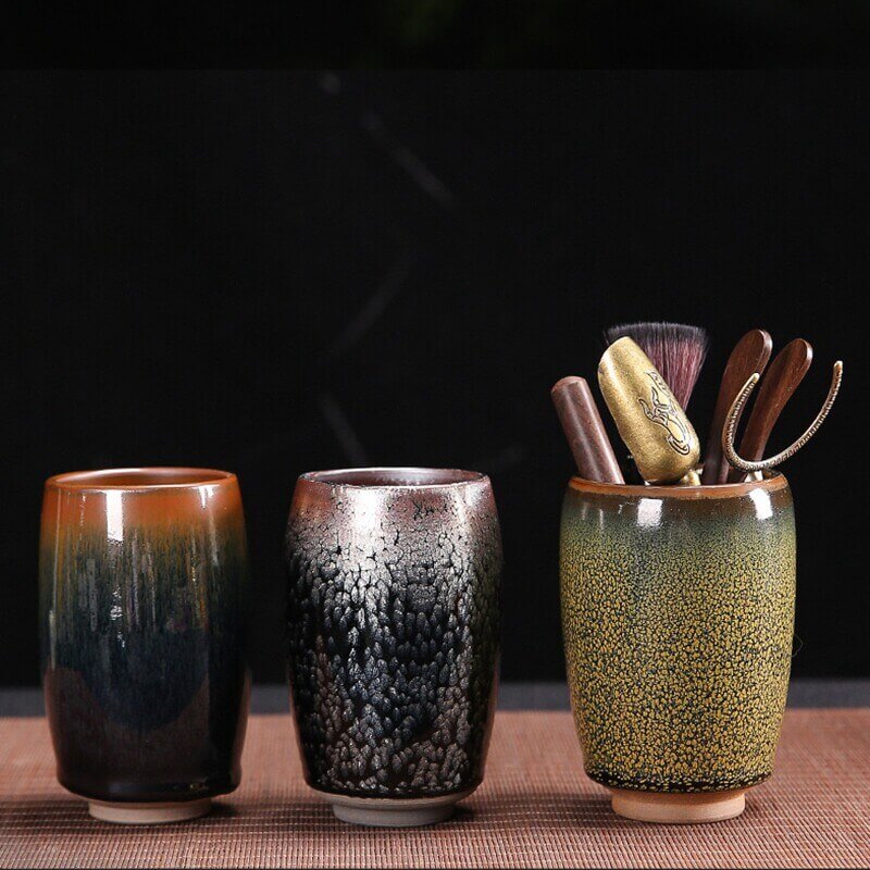 Hare Fur Tenmoku Tumbler Grip Cup